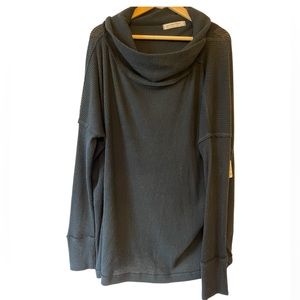 Free People Juicy Long Sleeve Cowl Neck Shirt